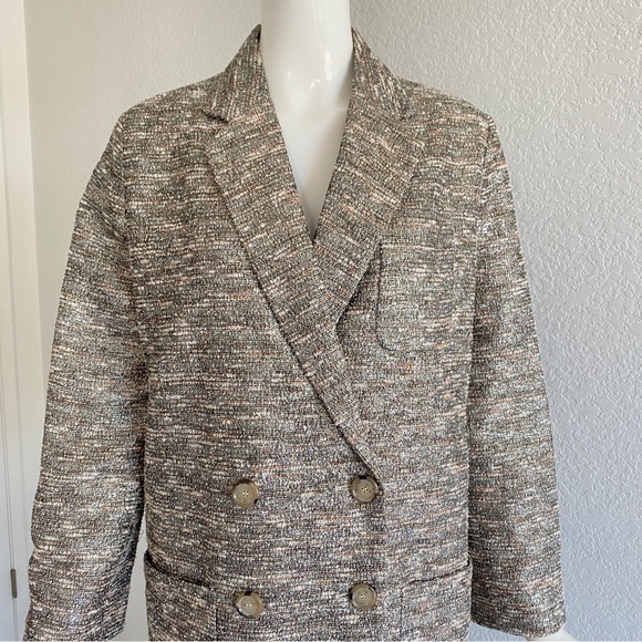 MARC BY MARC JACOBS metallic Bouclé tweed jacket - Picture 5 of 16